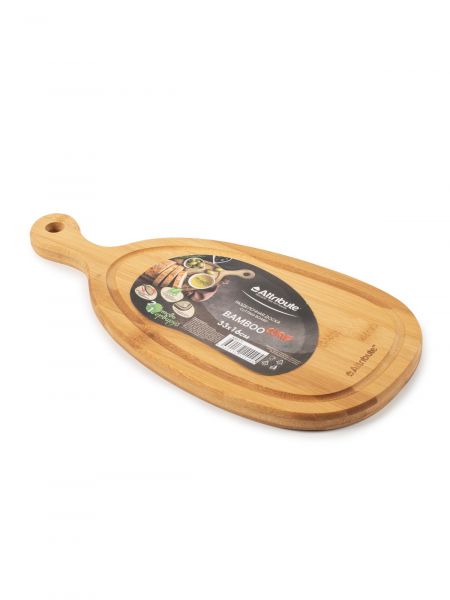 Разделочная доска BAMBOO CURVE 33х16х1.5см ATTRIBUTE