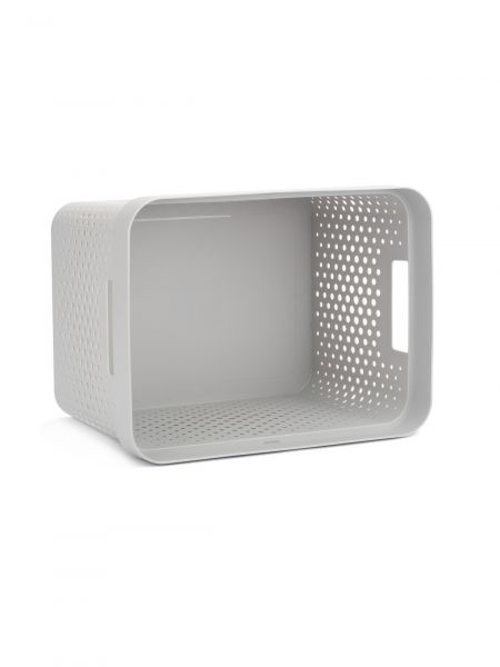 Коробка INFINITY перфорированная с крышкой 17л серая CURVER