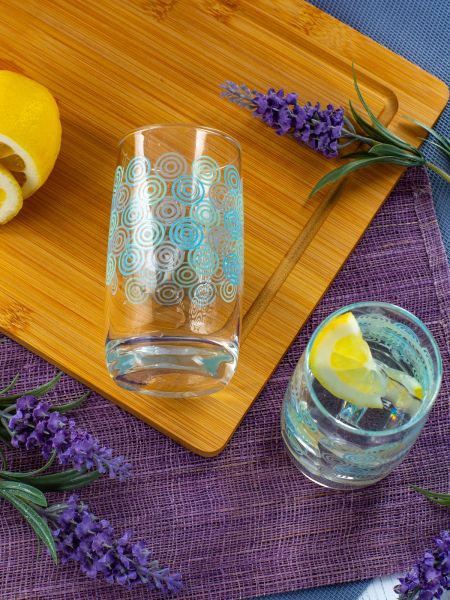 Набор стаканов ФРАНЦУЗСКИЙ РЕСТОРАНЧИК КРУГИ 6шт 330мл высокий LUMINARC