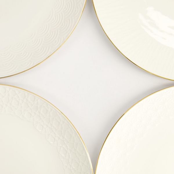 Набор тарелок Nippon White Gold 4 шт 30.5 см, фарфор TOKYO DESIGN
