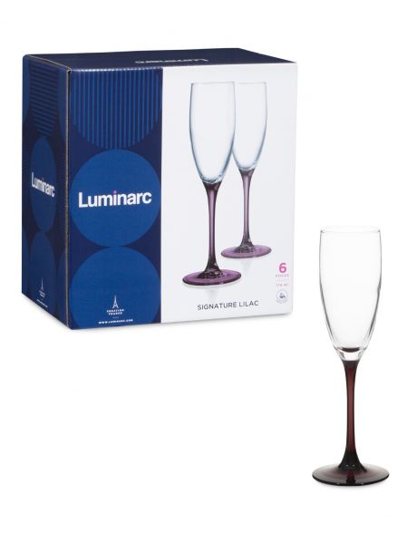 Набор бокалов для шампанского ЭТАЛОН ЛИЛАК 6шт 170мл LUMINARC