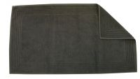 Коврик Blanc des Vosges UNI ANTHRACITE для ванной темно-серый 50/90 хлопок 1000 гр/м2