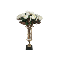 Ветка с цветами магнолии Cote Noire Loose Magnolias white белая
