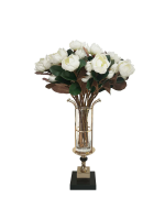 Ветка с цветами магнолии Cote Noire Loose Magnolias white белая