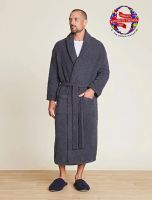 Халат Barefoot Dreams CC ADULT ROBE серо-синий, трикотаж, 100% полиэстер, размер S