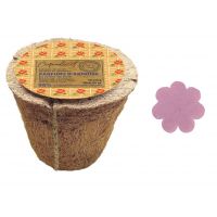 Мыло Mas du Roseau COQUELICOT твердое для ароматизации гардероба набор 10 шт, 150 гр, горшочек из кокосовых волокон, аромат цветки мака