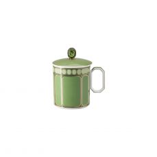 Кружка с крышкой 390 мл 'Fern' зеленая Rosenthal Swarovski x Rosenthal