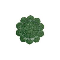 Блюдо Bordallo Pinheiro 'Geranium', 33 см, зеленое