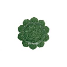 Блюдо Bordallo Pinheiro 'Geranium' 33 см, зеленое Bordallo Pinheiro
