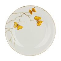 Тарелка Michael Aram 'Butterfly Ginkgo Gold', 28 см, фарфор
