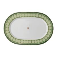 Блюдо овальное 40см.'Fern' зеленое Rosenthal