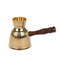 Турка 550 мл, 11.5х11.5х13 см латунь золото
