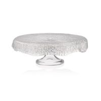 Тортница н/н 22см.'Diamanté' прозрачная IVV