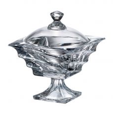 Доза 24.5 см 'Касабланка' Crystalite Bohemia