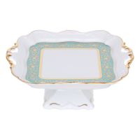 Блюдо квадратное на ножке 21 см 'Декор 2768' Bavarian Porcelain
