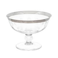 Ваза для фруктов н/н 20см.'Джесси платина'