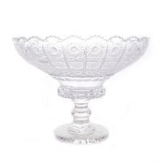 Ваза для фруктов на ножке 25.5 см 'Хрусталь 60556' Glasspo