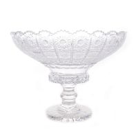 Ваза для фруктов на ножке 25.5 см 'Хрусталь 60556' Glasspo