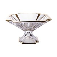 Ваза для фруктов на ножке 33 см 'Метрополитан Блестящая 1' Union Glass
