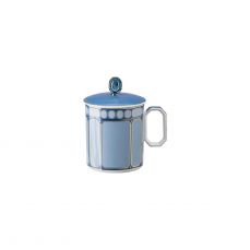 Кружка с крышкой 390 мл 'Azure' лазурная Rosenthal Swarovski x Rosenthal