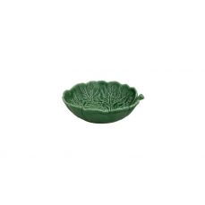 Блюдо Bordallo Pinheiro 'Geranium' 20 см, 750 мл, зеленое Bordallo Pinheiro