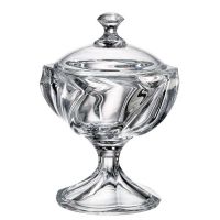 Доза на ножке 28.5 см 'Macao' Crystalite Bohemia
