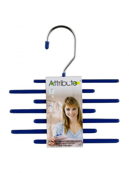Вешалка для галстуков 8см цвет: синий ATTRIBUTE