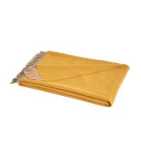 Плед Blanc des Vosges JAZZ MIEL 130х170, меринос 100% 230г/м2