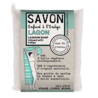 Мыло твердое LAGON, 100 гр с экстрактом из семян индиго