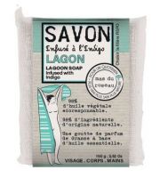 Мыло твердое LAGON, 100 гр с экстрактом из семян индиго