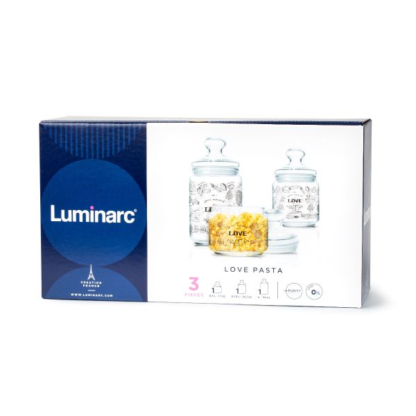 Набор банок для продуктов ЛАВ ПАСТА 3шт