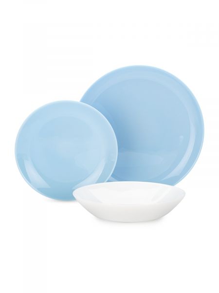 Набор столовый ДИВАЛИ ЛАЙТ БЛЮ ЭНД УАЙТ 18пр LUMINARC