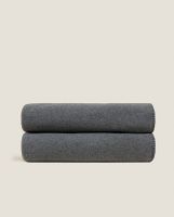 Плед Frati SOFT VISCOSE ANTHRACITE,темно-серый, 160x200, вискоза 30% полиэстер 70%, 510г