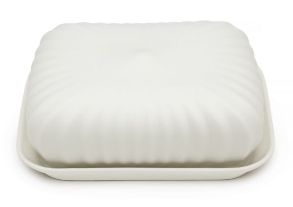 butter dish CREAM Масленка, кремовый 165 x 120 x 65 мм