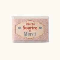 Мыло твердое MERCI Pour ta sourire, 50 гр, нежный аромат