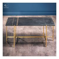 Coffee tableЖурнальный столик 93х42 Н40 см, металл, мрамор