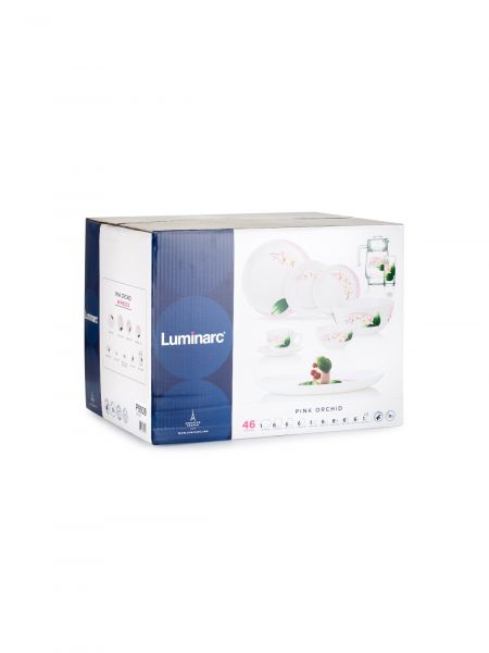 Набор столовый ДИВАЛИ ПИНК ОРХИД 46пр LUMINARC