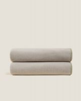 Плед Frati SOFT BAMBOO NOCCIOLA, бежевый, 160х200, бамбук 40% полиэстер 60%, 800г