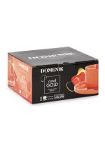 Чайная пара CORAL GOLD 200мл DOMENIK