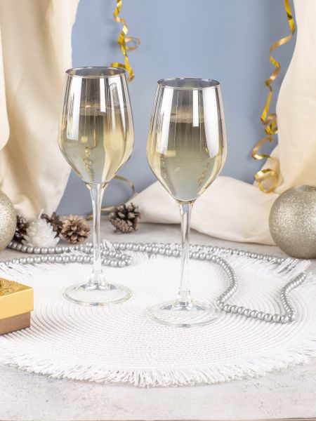 Набор бокалов для вина СЕЛЕСТ СЕРЕБРЯНАЯ ДЫМКА 2шт 270мл LUMINARC