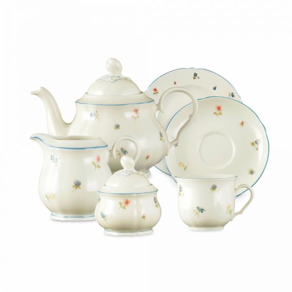 Сервиз чайный на 6 персон, 21 предмет, фарфор, Marie-Luise 30308, 30308TS21, SELTMANN
