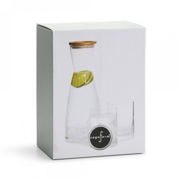 Набор: графин и 2 стакана, стекло, Nature SAGAFORM
