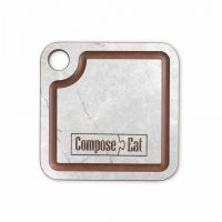 Подставка для чашки 10х10 см, серый мрамор, ProFashion ComposeEat