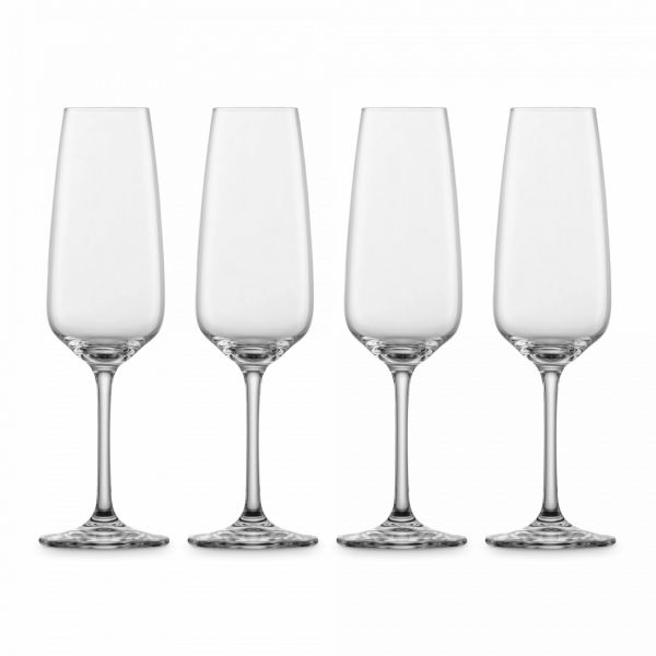 Набор из 4-х бокалов для шампанского Sparkling Wine 280 мл, хрустальное стекло, Tulip, 123610, SCHOTT ZWIESEL