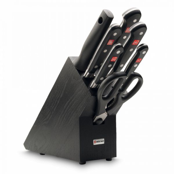 Набор кухонных ножей 7 предметов в подставке, Classic, WUESTHOF, 9837, Золинген