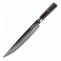 Нож кухонный для тонкой нарезки 23 см, Black Damascus, HC/HEXA-EW-SL-G-20, HEIMCUT