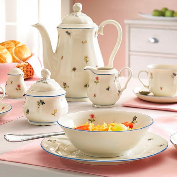 Сервиз чайный на 6 персон, 21 предмет, фарфор, Marie-Luise 30308, 30308TS21, SELTMANN