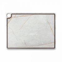 Доска разделочная c желобом, 42x31 см, мраморный Грейс, композитный материал, ProFashion, DRJ42310435KL6, ComposeEat