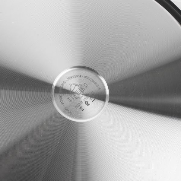 Сковорода для блинов с антипригарным покрытием 24 см, литой алюминий, черный, Hard Cook Fix, 212.24, OLYMPIA