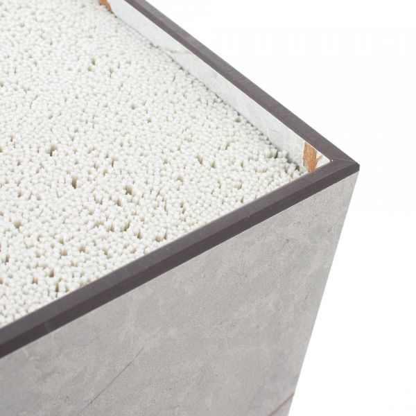 Подставка для кухонных ножей, универсальная, 12x24 см, мраморный Грейс, композитный материал, Fashion, PDN120435KL6, ComposeEat